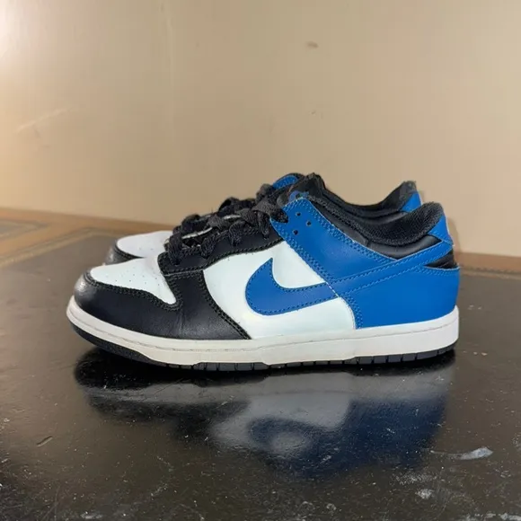 Nike Dunk Low Industrial Blue Black DH9756-104 Preschool Big Kids Size 3Y