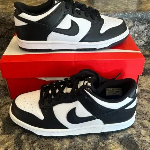 Nike Dunk Low Panda White &amp; Black CW1590-100 New Kids