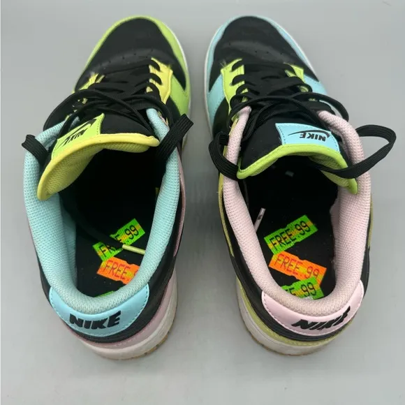 NIKE DUNK LOW SE &quot;FREE 99&quot; MEN SIZE 10.5 MULTIPLE COLORS SHOES