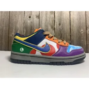 Nike Dunk What The Mario (GS) Size 3Y - DH0952-100 Super Mario Shoes