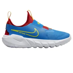 NIKE Flex Runner 2 GS Photo Blue Atomic Green Slip-On Sneakers