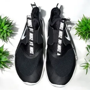 Nike Flex Runner- Slip-On Sneakers AT4662-001 Size 6.5Y