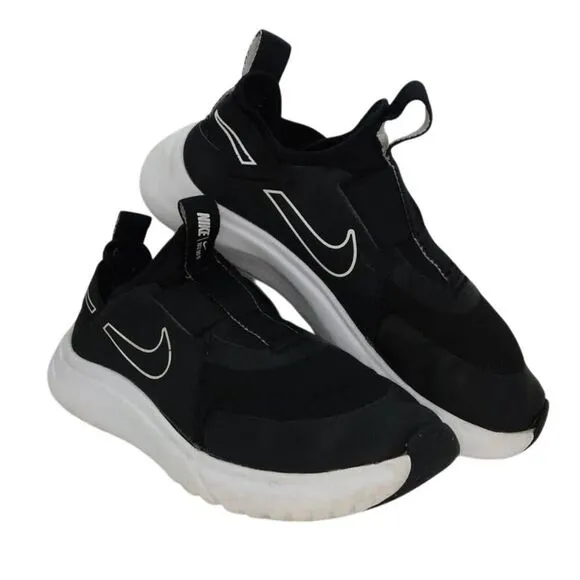 Nike Flex Plus G5 Boys Pre-owned Black React Slip-on Sneakers - sz. 6 1/2Y