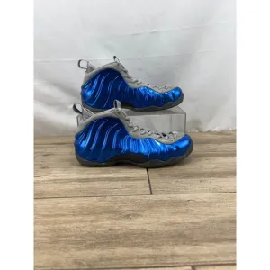 Nike Foamposite One Metallic Blue Basketball Shoes Sneakers Mens Size 9