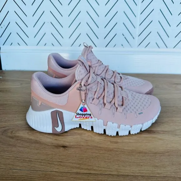 ⭐Nike Free Metcon 5 Pink Oxford 8.5 Womens Training Shoes Dusty Pink DV3950-600
