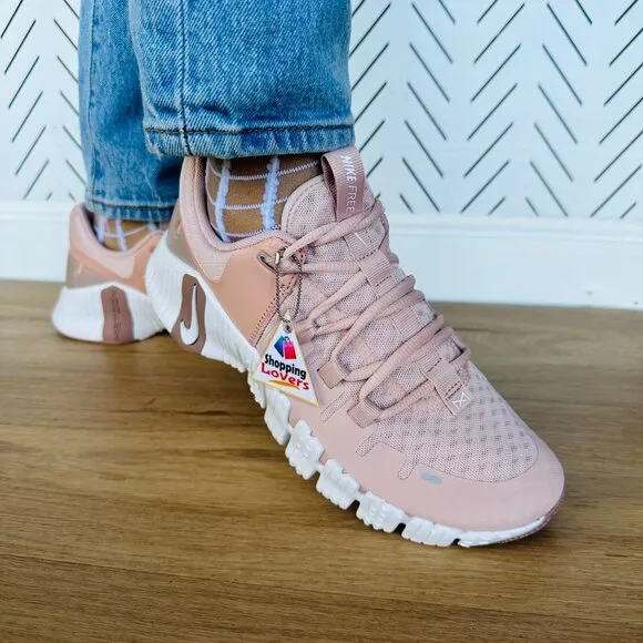 ⭐Nike Free Metcon 5 Pink Oxford 8.5 Womens Training Shoes Dusty Pink DV3950-600