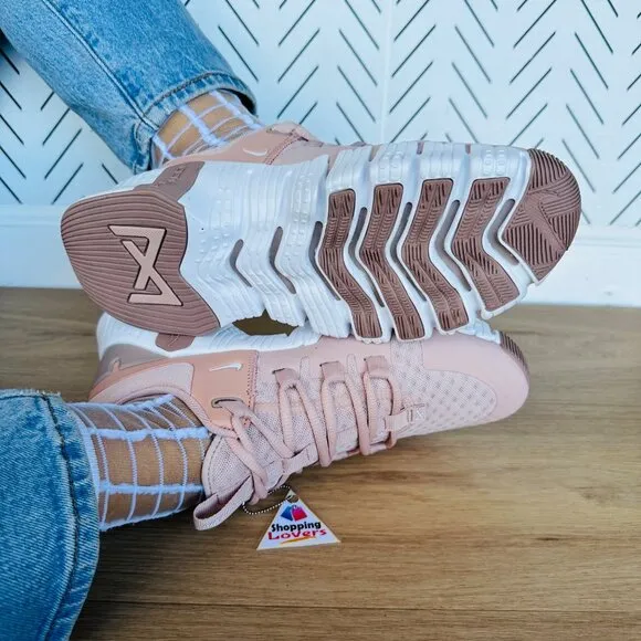 ⭐Nike Free Metcon 5 Pink Oxford 8.5 Womens Training Shoes Dusty Pink DV3950-600