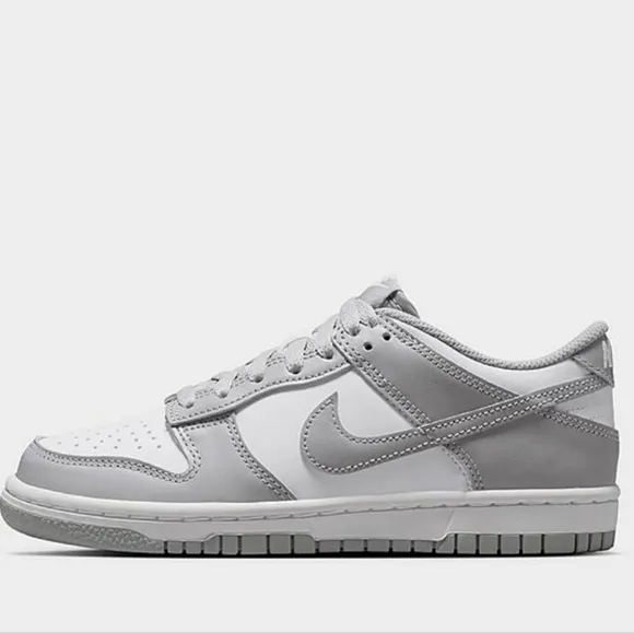 Nike Gray and White Sneakers