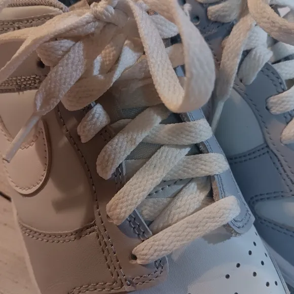 Nike Gray and White Sneakers