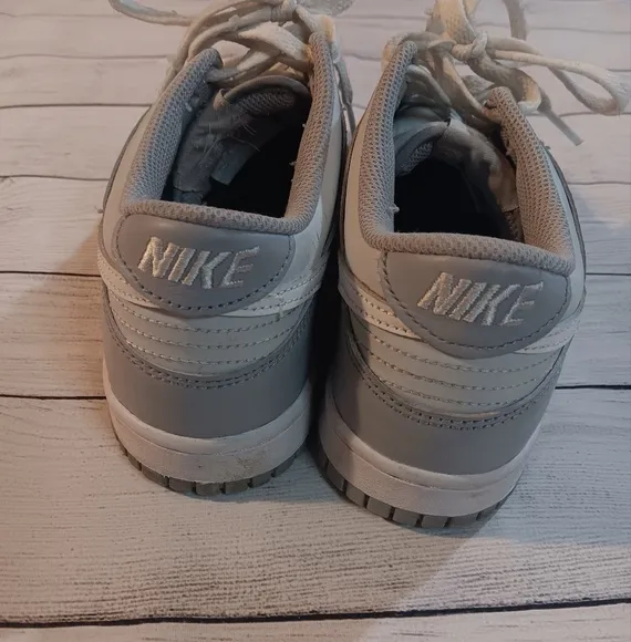 Nike Gray and White Sneakers