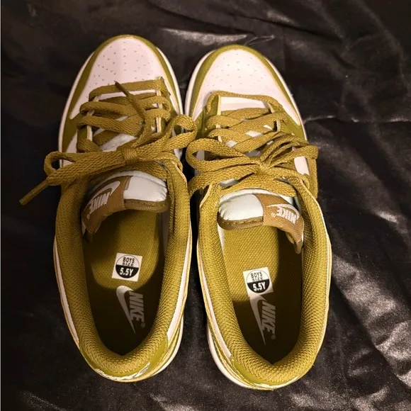Nike Green and White Sneakers