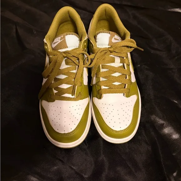 Nike Green and White Sneakers