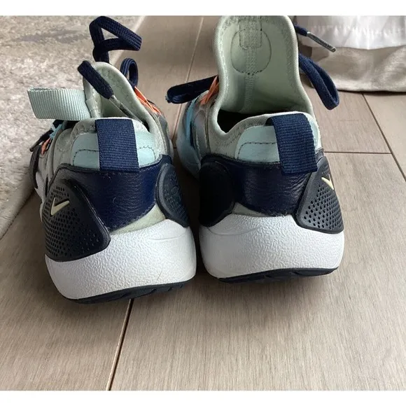 Nike Huarache E.D.G.E. GS Obsidian Topaz Mist big boys sneakers shoes 4 y youth