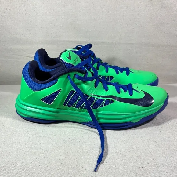 Nike Hyperdunk Green and Blue Sneakers Size 13 Men