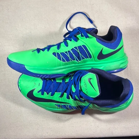 Nike Hyperdunk Green and Blue Sneakers Size 13 Men