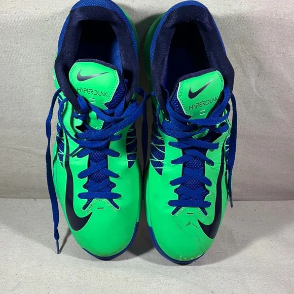 Nike Hyperdunk Green and Blue Sneakers Size 13 Men