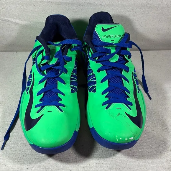Nike Hyperdunk Green and Blue Sneakers Size 13 Men