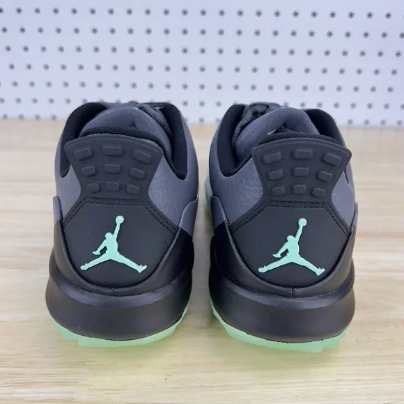 Nike Jordan ADG 3 Grey Green Glow Golf Shoes New Mens Size 8.5 / CW7242-002