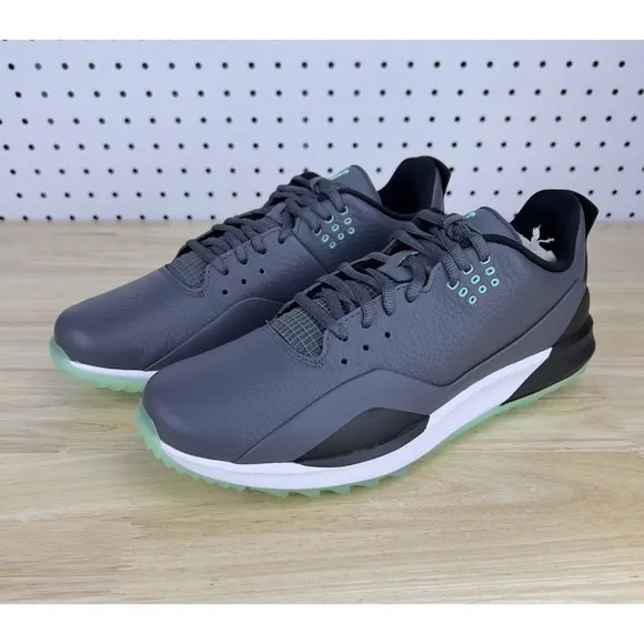 Nike Jordan ADG 3 Grey Green Glow Golf Shoes New Mens Size 8.5 / CW7242-002