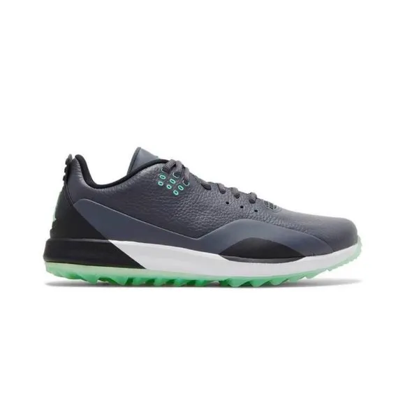 Nike Jordan ADG 3 Grey Green Glow Golf Shoes New Mens Size 8.5 / CW7242-002