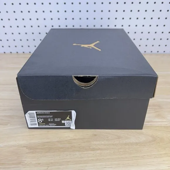 Nike Jordan ADG 3 Grey Green Glow Golf Shoes New Mens Size 8.5 / CW7242-002