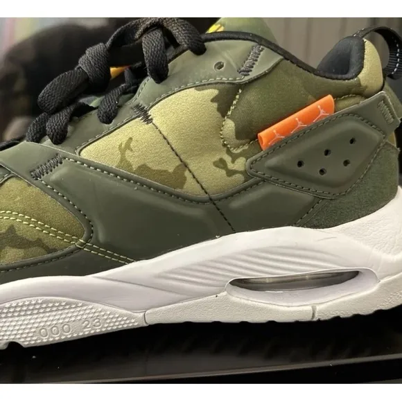 Nike Jordan Air Camouflage Sneakers with Black Laces