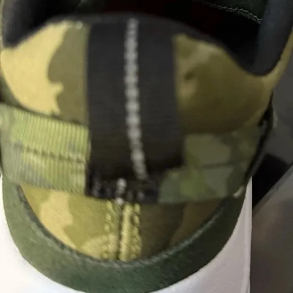 Nike Jordan Air Camouflage Sneakers with Black Laces