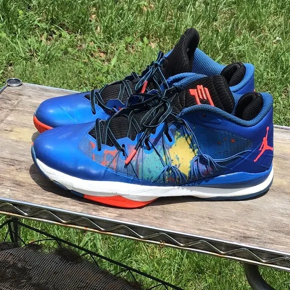 Nike Jordan CP3.VII AE, men size 13, 644805-423 Blue Basketball Shoes Sneakers