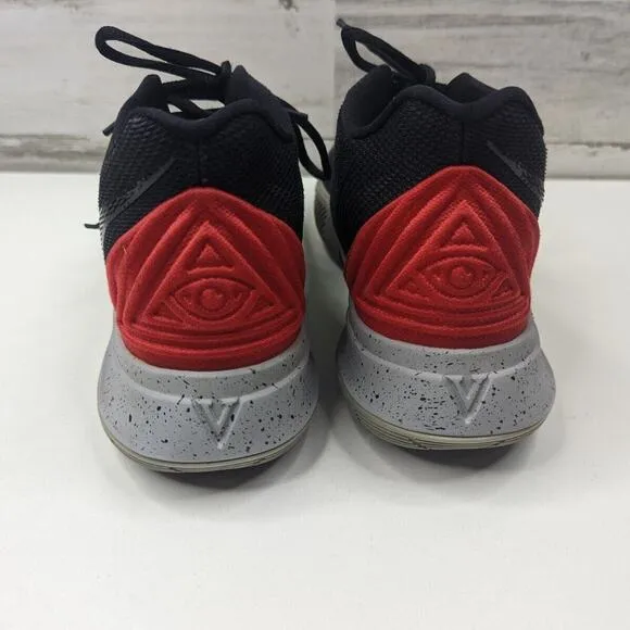 Nike Kyrie 5 Bred University Men's Black Red Size 9 Shoes Sneakers A02918-600