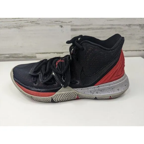 Nike Kyrie 5 Bred University Men's Black Red Size 9 Shoes Sneakers A02918-600