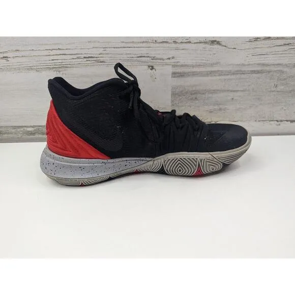 Nike Kyrie 5 Bred University Men's Black Red Size 9 Shoes Sneakers A02918-600