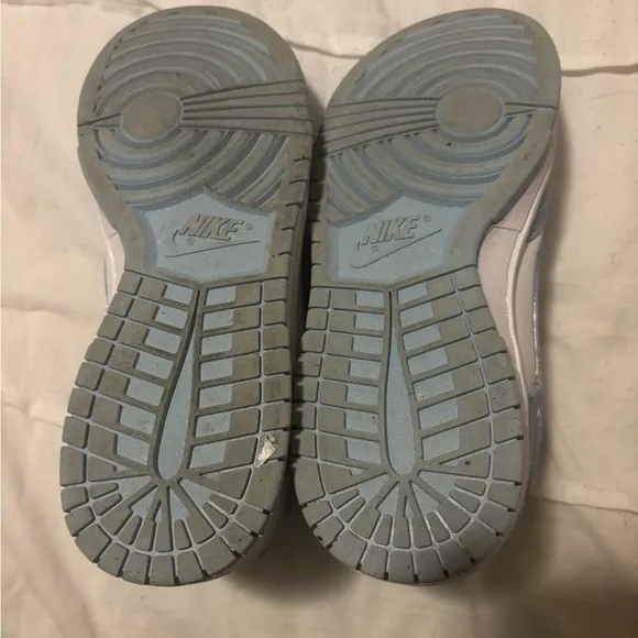Nike Light Blue and White Sneakers