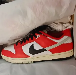 Nike Low Retro Dunks Red, Black and White Sneakers Sz 11