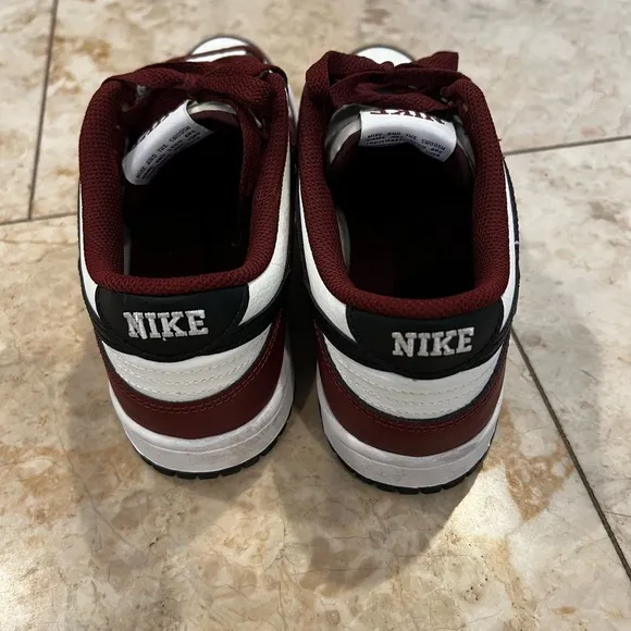 Nike Maroon and White Sneakers