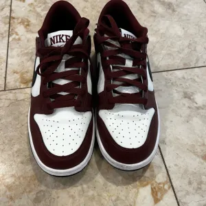 Nike Maroon and White Sneakers