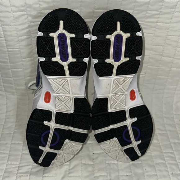Nike Max Edge 7 White and Purple Sneakers Men’s 9