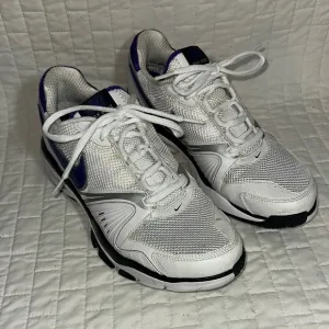 Nike Max Edge 7 White and Purple Sneakers Men’s 9