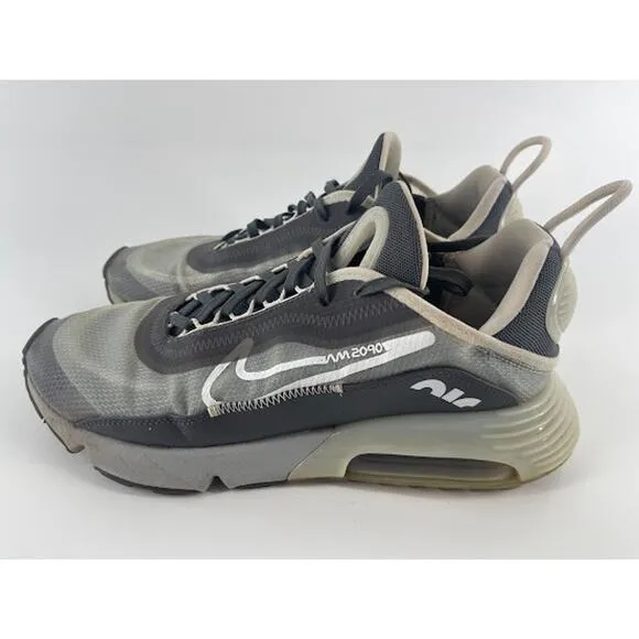 Nike Mens Air Max 2090 BV9977-001 Gray Running Shoes Sneakers Size 11