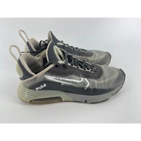 Nike Mens Air Max 2090 BV9977-001 Gray Running Shoes Sneakers Size 11