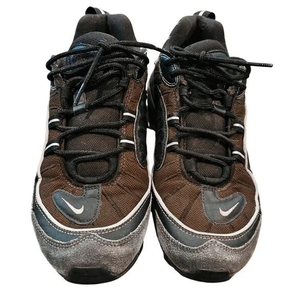 Nike Men's Air Max 98 Oil Grey Triple Black Sneakers Shoes 640744-013 Size 8