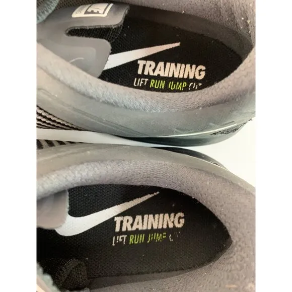 Nike Men's Air Max Full Ride TR Shoes Black Knit Size 12 EUC 569633-010 7499