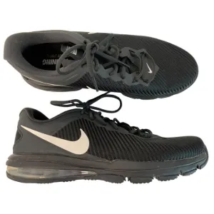 Nike Men's Air Max Full Ride TR Shoes Black Knit Size 12 EUC 569633-010 7499