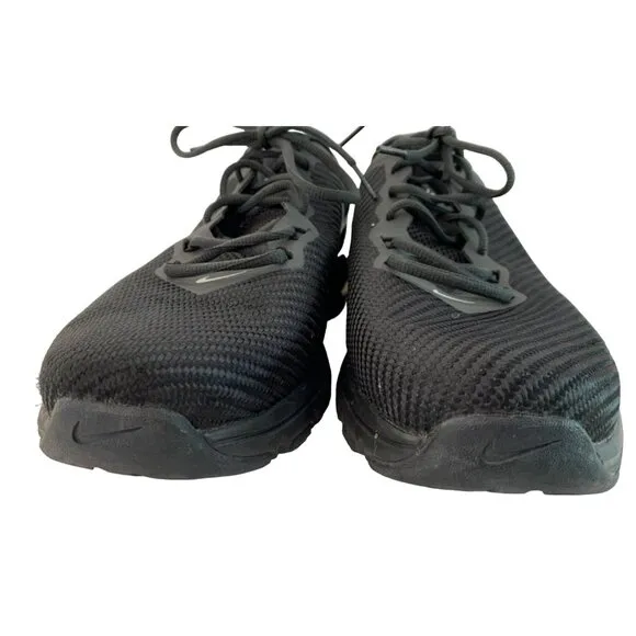 Nike Men's Air Max Full Ride TR Shoes Black Knit Size 12 EUC 569633-010 7499