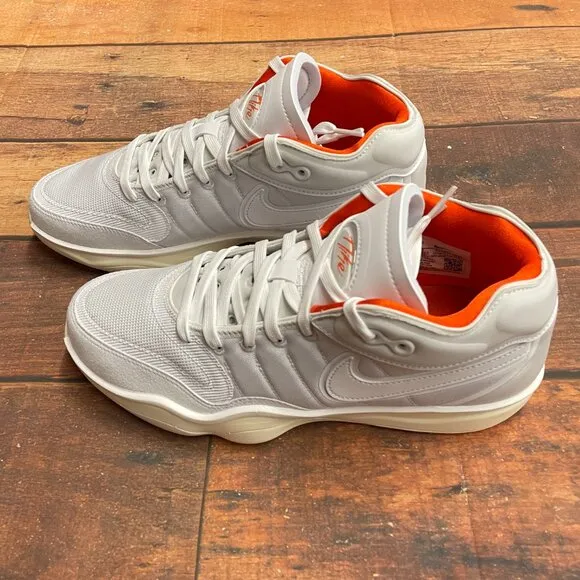 Nike Men's Air Zoom G.T. Hustle 2 &quot;White/Orange&quot; Basketball Shoes