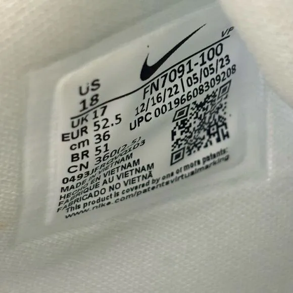 Nike Men’s KD 16 TB Basketball Shoes Sneakers White FN7091-100 size 18