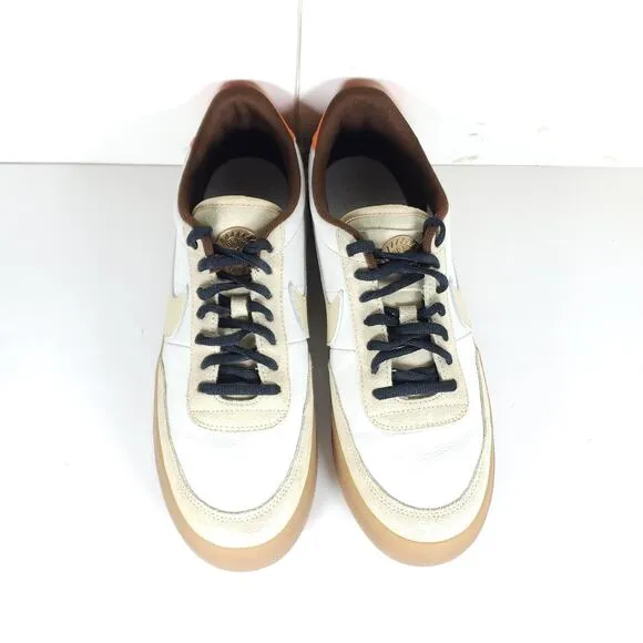 Nike Men's Killshot 2 US9 Sail Safety Orange Cream Gum Low Top Sneakers Shoes