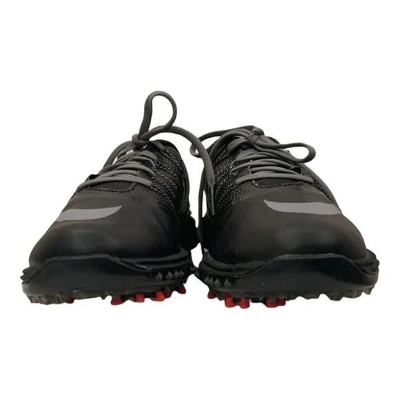 Nike Men's Lunarlon Command 2 Golf Shoes Black/Gary Size 6 Lace Up Lightweight