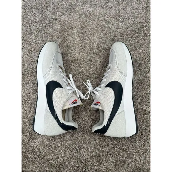 Nike Men's Size 14 Tailwind 79 'Phantom White' Black Low Top Lace up Casual Shoe