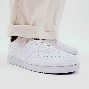 Nike | Men’s white Court Vision Low lace up sneakers, size 8.5