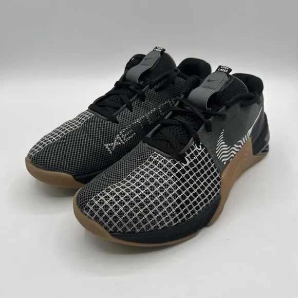 Nike Metcon 8 Sneakers Men's Size 7.5 DO9328-007 Gray Running Shoes